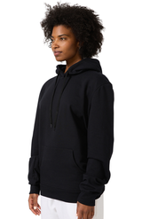 Royal Apparel 13155 Unisex Cotton Pullover Hoodie - Black