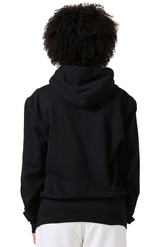 Royal Apparel 13155 Unisex Cotton Pullover Hoodie - Black