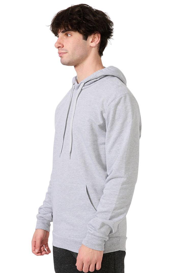 Royal Apparel 13155 Unisex Cotton Pullover Hoodie - Heather Grey