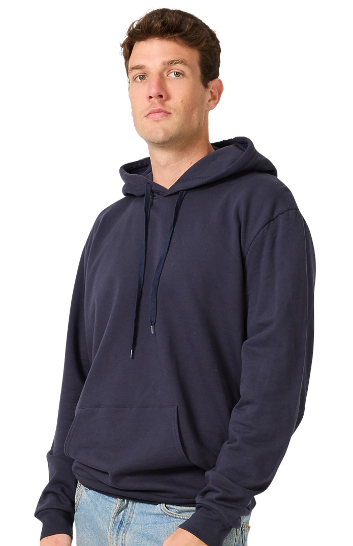 Royal Apparel 13155 Unisex Cotton Pullover Hoodie - Navy