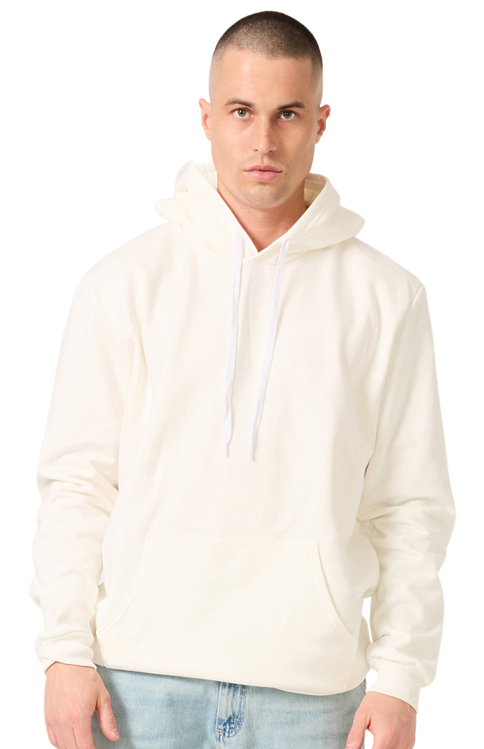 Royal Apparel 13155 Unisex Cotton Pullover Hoodie - Pfd White
