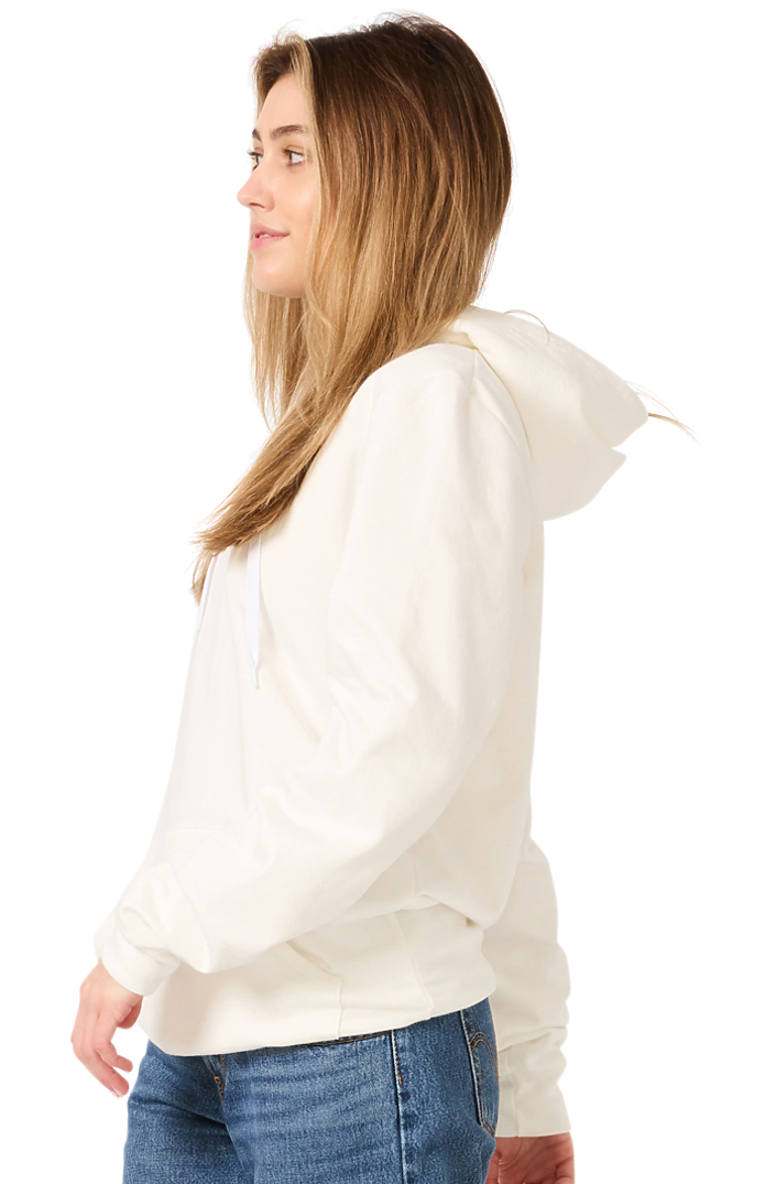 Royal Apparel 13155 Unisex Cotton Pullover Hoodie - Pfd White