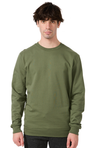 Royal Apparel 13159 Unisex Cotton Crew Neck Sweatshirt - Army