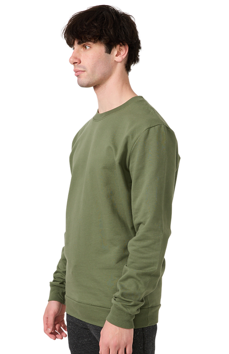Royal Apparel 13159 Unisex Cotton Crew Neck Sweatshirt - Army