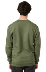 Royal Apparel 13159 Unisex Cotton Crew Neck Sweatshirt - Army