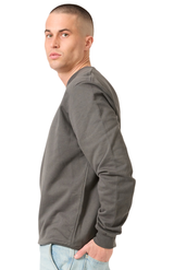 Royal Apparel 13159 Unisex Cotton Crew Neck Sweatshirt - Asphalt