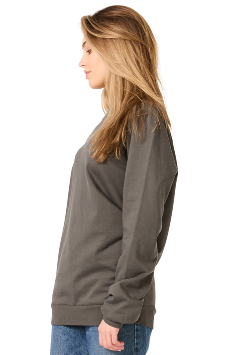 Royal Apparel 13159 Unisex Cotton Crew Neck Sweatshirt - Asphalt