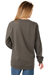 Royal Apparel 13159 Unisex Cotton Crew Neck Sweatshirt - Asphalt