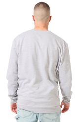 Royal Apparel 13159 Unisex Cotton Crew Neck Sweatshirt - Heather Grey