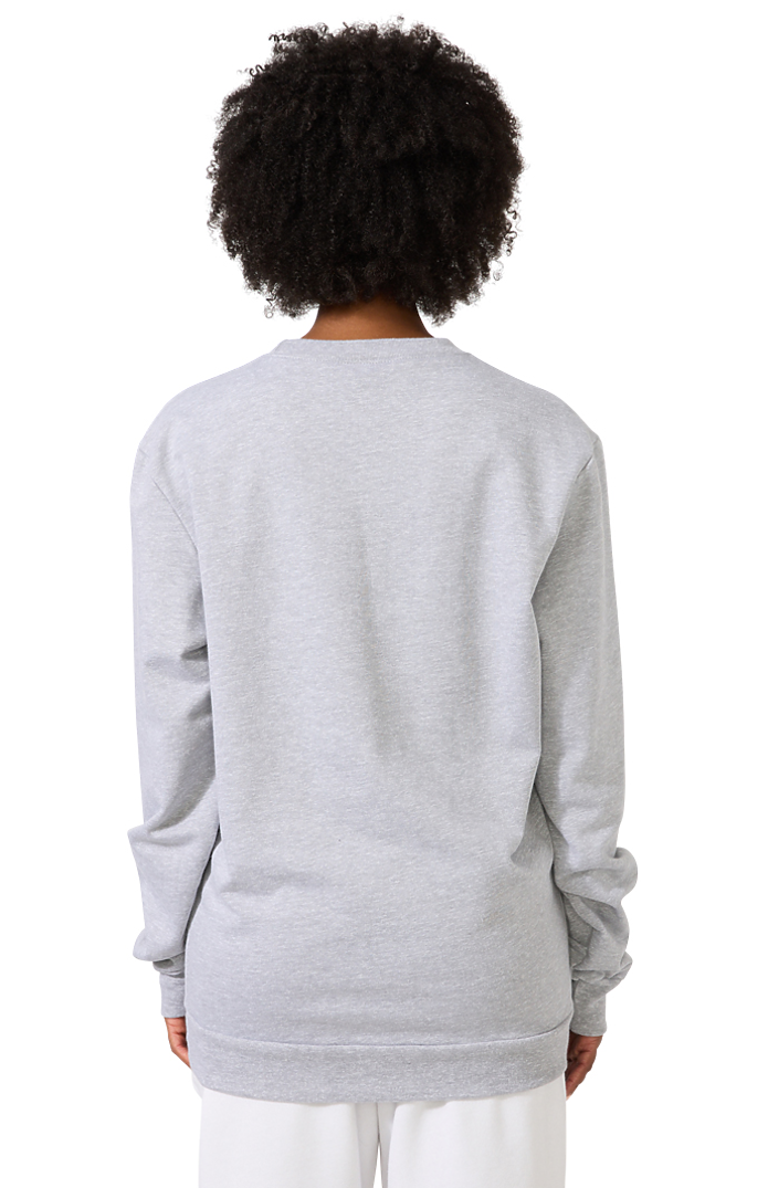 Royal Apparel 13159 Unisex Cotton Crew Neck Sweatshirt - Heather Grey