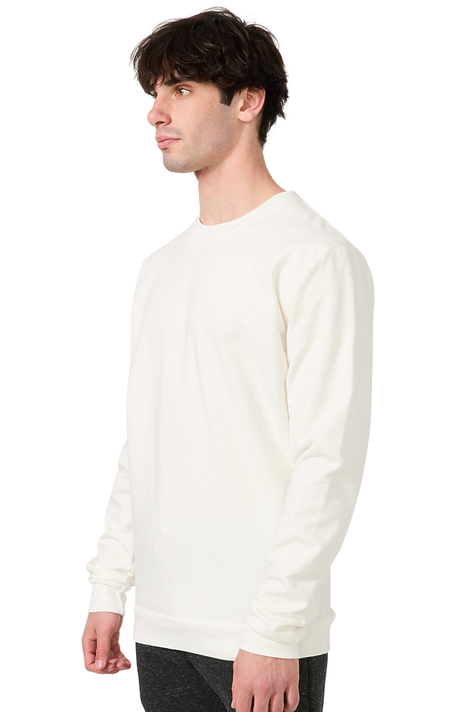 Royal Apparel 13159 Unisex Cotton Crew Neck Sweatshirt - Pfd White