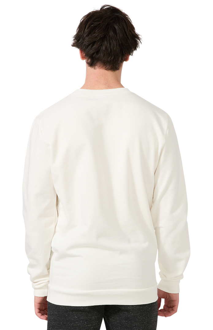 Royal Apparel 13159 Unisex Cotton Crew Neck Sweatshirt - Pfd White