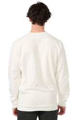 Royal Apparel 13159 Unisex Cotton Crew Neck Sweatshirt - Pfd White