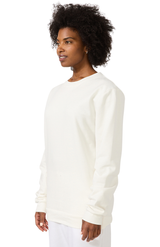Royal Apparel 13159 Unisex Cotton Crew Neck Sweatshirt - Pfd White