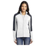 Ladies Colorblock Microfleece Jacket