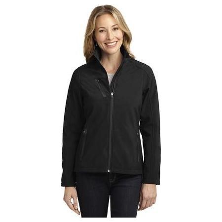 Ladies Welded Soft Shell Jacket Joe's USA Black Small