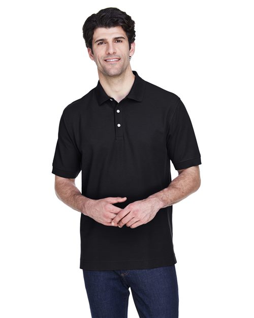 Joe's USA Men's Pima Piqué Polo