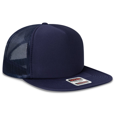 OTTO CAP® OTTO SNAP 5 Panel High Crown Mesh Back Trucker Snapback Hat OTTO 132-1037