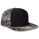 OTTO CAP® OTTO SNAP 5 Panel High Crown Mesh Back Trucker Snapback Hat OTTO 132-1037
