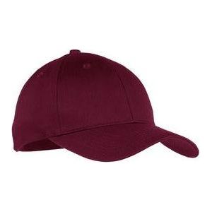 Youth Six-Panel Twill Cap Joe's USA Maroon