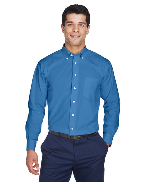 Joe's USA Men's Crown Collection® Oxford Woven Dress Shirt