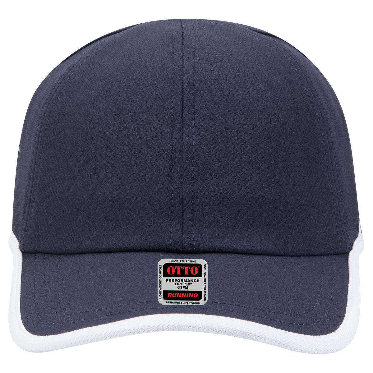 OTTO CAP UPF 50+ 6 Panel Running Hat OTTO 133-1254 Otto Cap