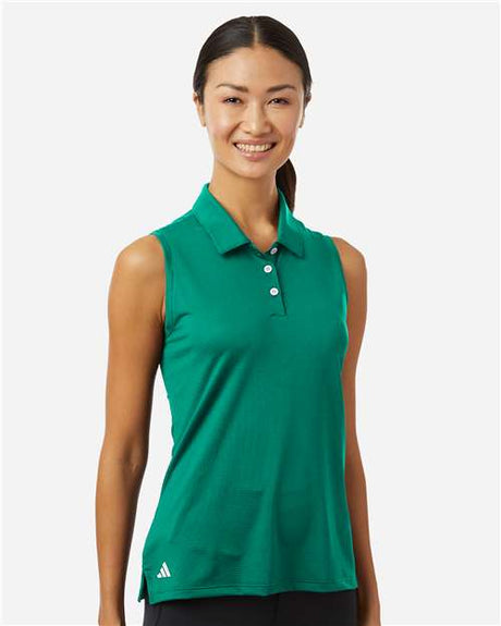 Adidas Women's Ottoman Sleeveless Polo - Adidas A1005
