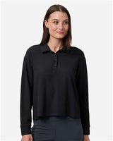 Adidas Women's Beyond Long Sleeve Loose Polo - Adidas A1008