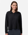 Adidas Women's Beyond Long Sleeve Loose Polo - Adidas A1008