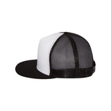 Five-Panel Classic Trucker Cap Joe's USA Black/White/Black