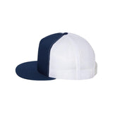 Five-Panel Classic Trucker Cap Joe's USA Navy/White