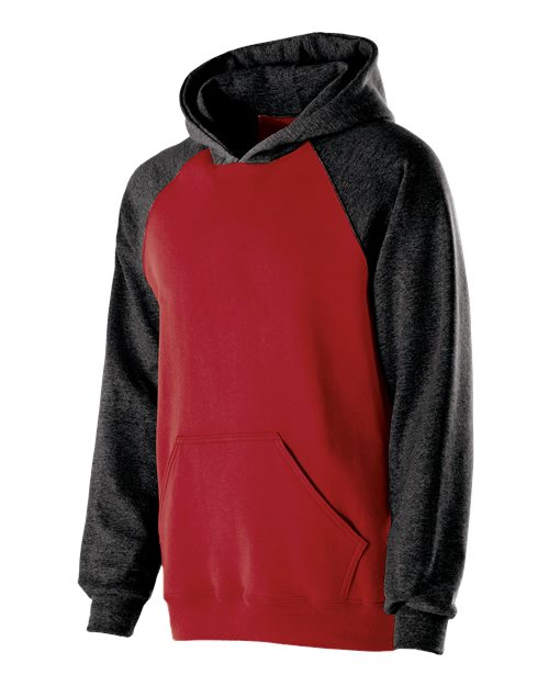 Holloway Youth Cotton/Poly Fleece Banner Hooded Sweatshirt - Holloway 229279
