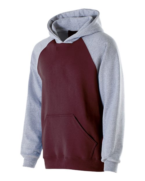 Holloway Youth Cotton/Poly Fleece Banner Hooded Sweatshirt - Holloway 229279