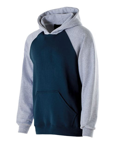 Holloway Youth Cotton/Poly Fleece Banner Hooded Sweatshirt - Holloway 229279