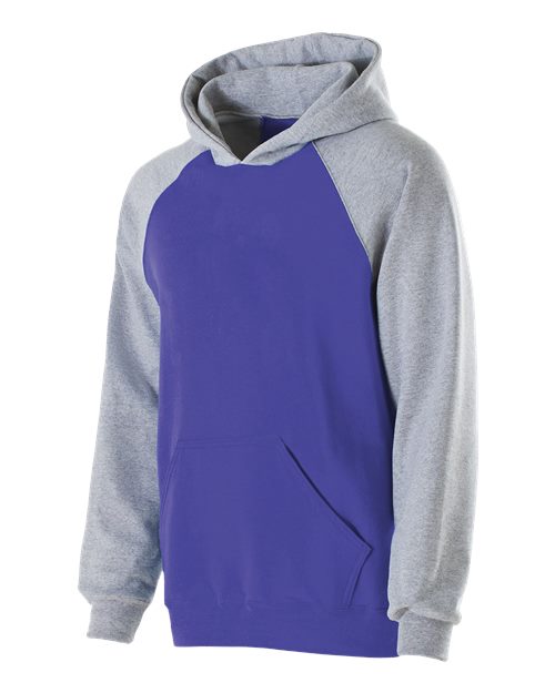 Holloway Youth Cotton/Poly Fleece Banner Hooded Sweatshirt - Holloway 229279