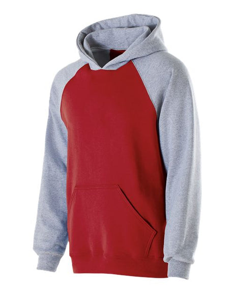 Holloway Youth Cotton/Poly Fleece Banner Hooded Sweatshirt - Holloway 229279