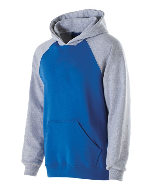 Holloway Youth Cotton/Poly Fleece Banner Hooded Sweatshirt - Holloway 229279
