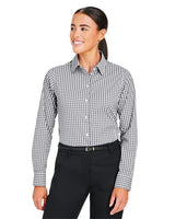Joe's USA Women's CrownLux Performance® Gingham Dress Shirt