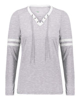 Holloway Women's Eco Revive™ Monterey Long Sleeve V-Neck T-Shirt - Holloway 223246