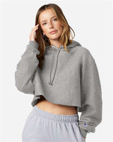 Champion RW01W Women's Reverse Weave Hooded Cropped Sweatshirt