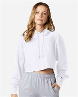 Champion RW01W Women's Reverse Weave Hooded Cropped Sweatshirt