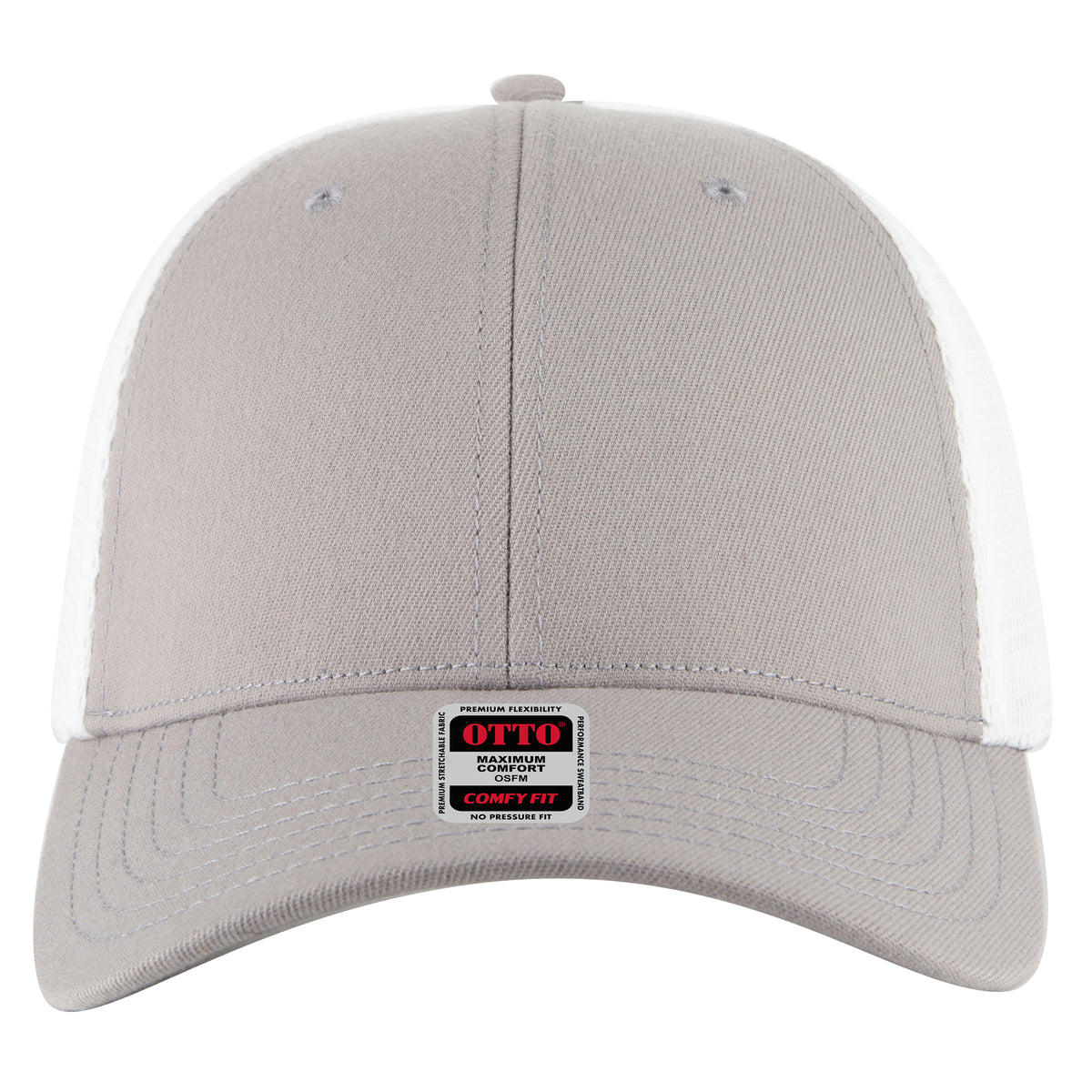 OTTO CAP "OTTO FLEX" 6 Panel Low Profile Mesh Back Trucker Hat OTTO 135-1 Otto Cap