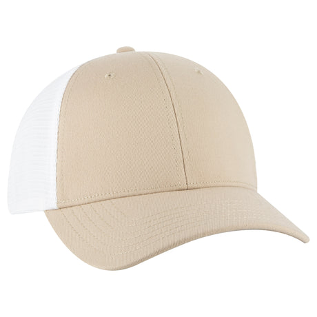 OTTO CAP® OTTO FLEX® Fitted 6 Panel Low Profile Mesh Back Trucker Hat OTTO 135-1