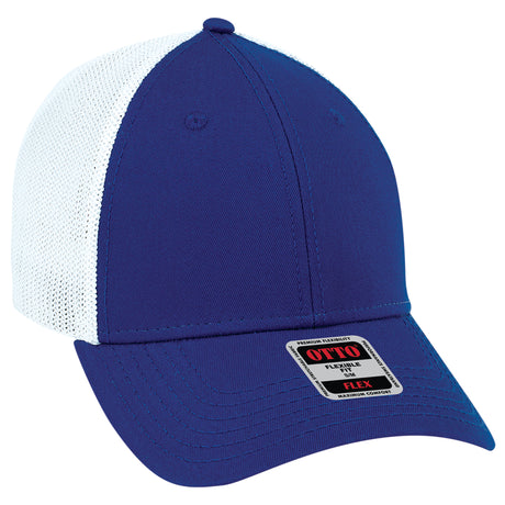 OTTO CAP® OTTO FLEX® Fitted 6 Panel Low Profile Mesh Back Trucker Hat OTTO 135-1230