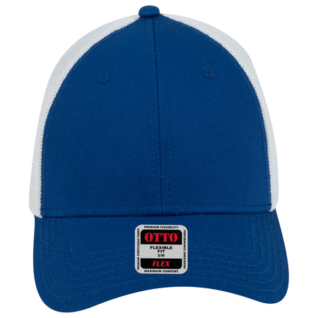 OTTO CAP "OTTO FLEX" 6 Panel Low Profile Mesh Back Trucker Hat OTTO 135-1230 Otto Cap