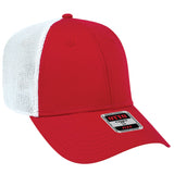 OTTO CAP® OTTO FLEX® Fitted 6 Panel Low Profile Mesh Back Trucker Hat OTTO 135-1230