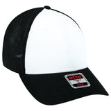 OTTO CAP® OTTO FLEX® Fitted 6 Panel Low Profile Mesh Back Trucker Hat OTTO 135-1230