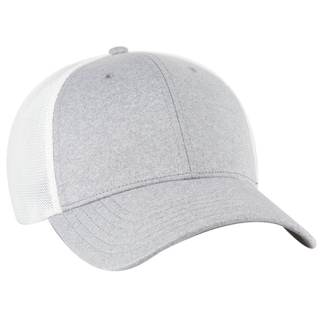 OTTO CAP® OTTO FLEX® Fitted 6 Panel Low Profile Mesh Back Trucker Hat OTTO 135-1230