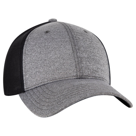 OTTO CAP® OTTO FLEX® Fitted 6 Panel Low Profile Mesh Back Trucker Hat OTTO 135-1230