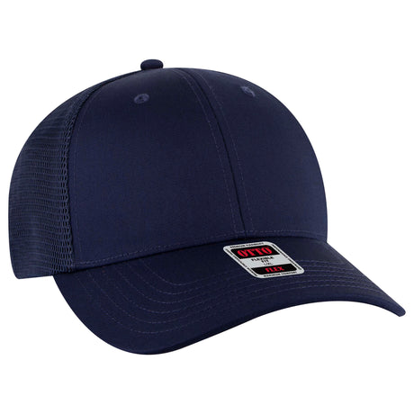 OTTO CAP® OTTO FLEX® Fitted 6 Panel Low Profile Mesh Back Trucker Hat OTTO 135-2